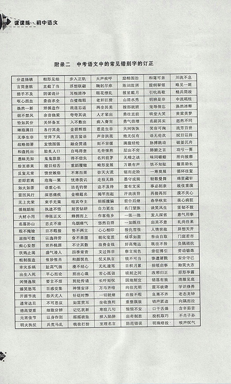 2018年苏教版课课练初中语文九年级下册参考答案 2018年苏教版课课练初中语文九年级下册参考答案