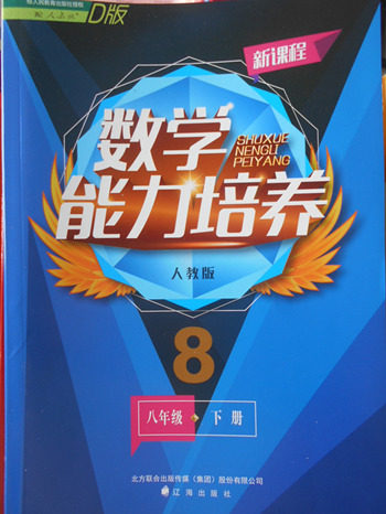 2018年人教版D版新课程数学能力培养八年级下册参考答案