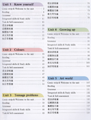 2019版译林版尖子生学案英语九年级上册参考答案 2019版译林版尖子生学案英语九年级上册参考答案