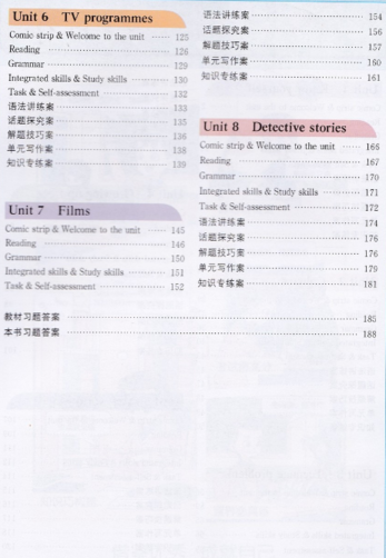 2019版译林版尖子生学案英语九年级上册参考答案 2019版译林版尖子生学案英语九年级上册参考答案
