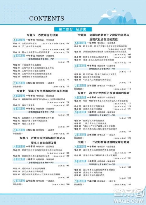 2019一遍过高考总复习历史参考答案 2019一遍过高考总复习历史参考答案