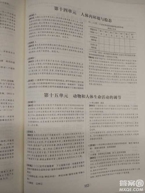 爱学习刷题狗高考生物参考答案 爱学习刷题狗高考生物参考答案