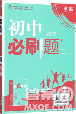 2019理想树67初中自主学习初中必刷题八年级语文上册参考答案最新