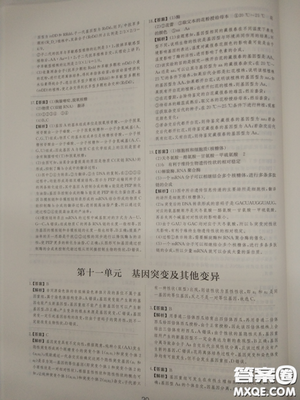 2018高考刷题狗高考语文参考答案