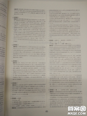 2018高考刷题狗高考语文参考答案