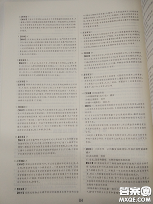 2018高考刷题狗高考语文参考答案