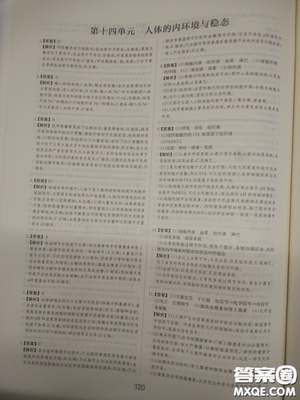 2018高考刷题狗高考语文参考答案