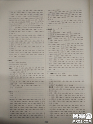 2018高考刷题狗高考语文参考答案
