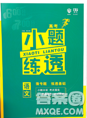2019新版小题练透高考语文参考答案 2019新版小题练透高考语文参考答案