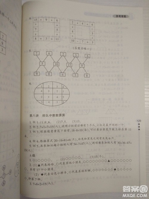 小学生轻松学奥数一年级修订版上下册通用参考答案 小学生轻松学奥数一年级修订版上下册通用参考答案