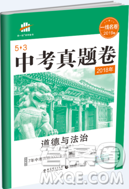 2019曲一线五三金卷系列53中考真题道德与法治中考真题详解 2019曲一线五三金卷系列53中考真题道德与法治中考真题详解