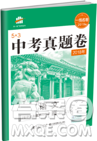 曲一线一线名卷201953中考真题卷语文中考真题参考答案 曲一线一线名卷201953中考真题卷语文中考真题参考答案
