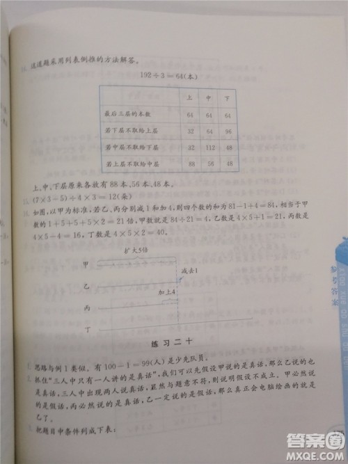2018年创新提升版小学奥数读本4年级参考答案 2018年创新提升版小学奥数读本4年级参考答案