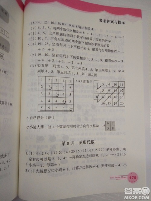 思维拓展32讲2018新版小学数学一年级参考答案