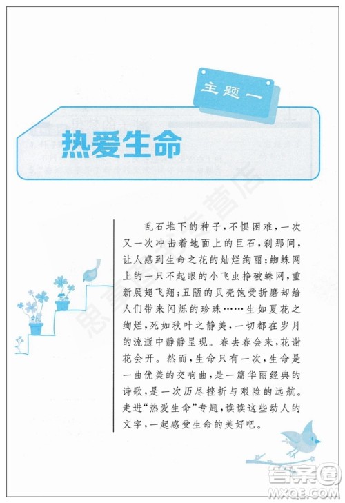 2019升级版新概念小学生阅读阶梯训练四年级通用参考答案