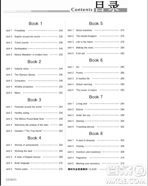 步步高高考总复习英语2019新版金榜苑浙江适用参考答案
