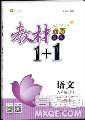 2018年教材1+1全解精练六年级上语文参考答案