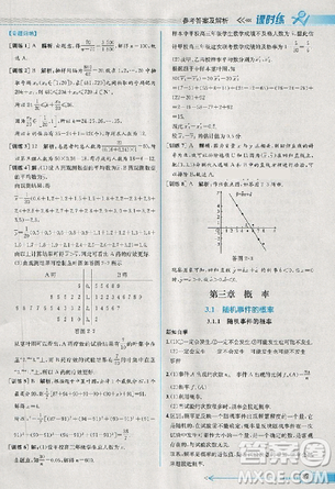 2018版同步导学案课时练数学必修3人教A版参考答案