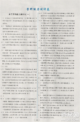 天舟文化2018能力培养与测试人教版政治必修1答案答案 天舟文化2018能力培养与测试人教版政治必修1答案答案