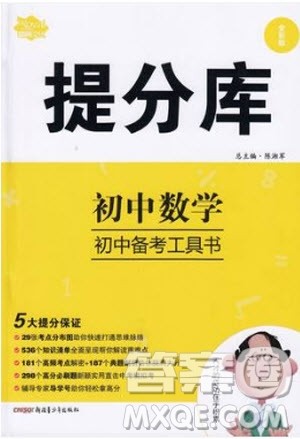 2018版提分库初中数学全彩版参考答案