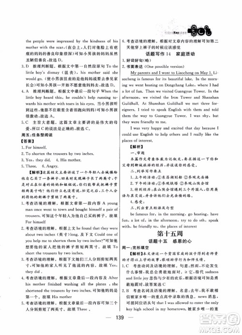 2018年渔夫阅读英语阅读八年级参考答案 2018年渔夫阅读英语阅读八年级参考答案