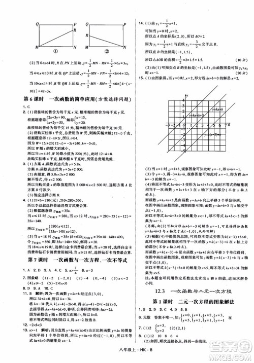 2018秋新版经纶学典学霸题中题八年级数学上沪科版参考答案 2018秋新版经纶学典学霸题中题八年级数学上沪科版参考答案