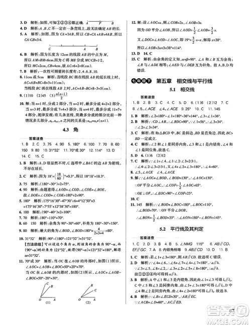 中考复习资料学霸错题笔记初中数学参考答案