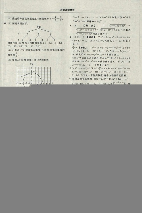 亮点给力提优课时作业本2018秋数学九年级上江苏版参考答案 亮点给力提优课时作业本2018秋数学九年级上江苏版参考答案