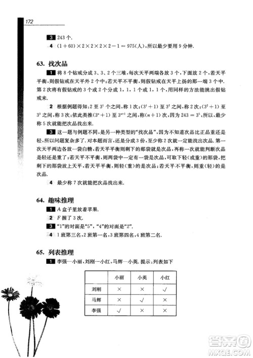 9787567561151优等生数学五年级2018参考答案