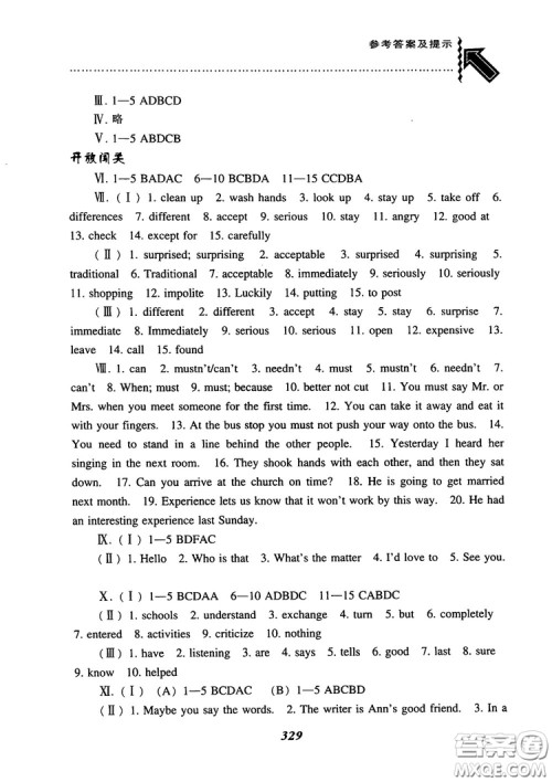 2018尖子生题库英语八年级上册外研版WY版参考答案 2018尖子生题库英语八年级上册外研版WY版参考答案