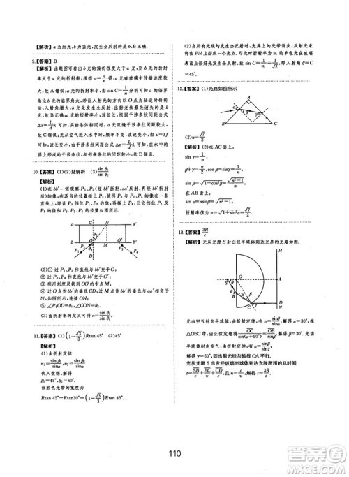 2019全国卷刷题狗高中物理参考答案 2019全国卷刷题狗高中物理参考答案