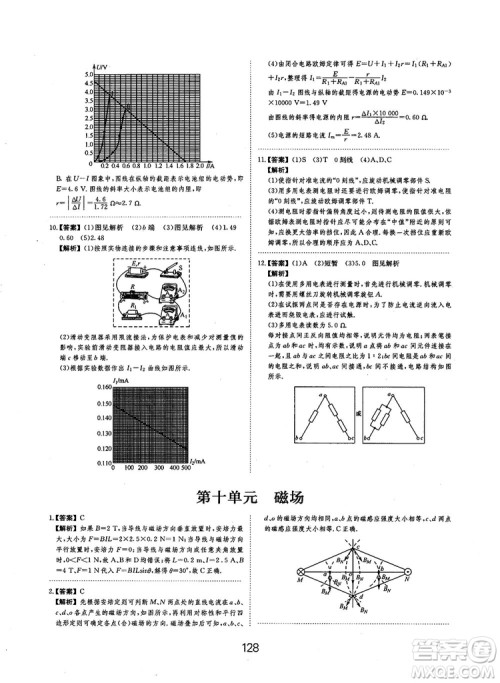 2019全国卷刷题狗高中物理参考答案 2019全国卷刷题狗高中物理参考答案
