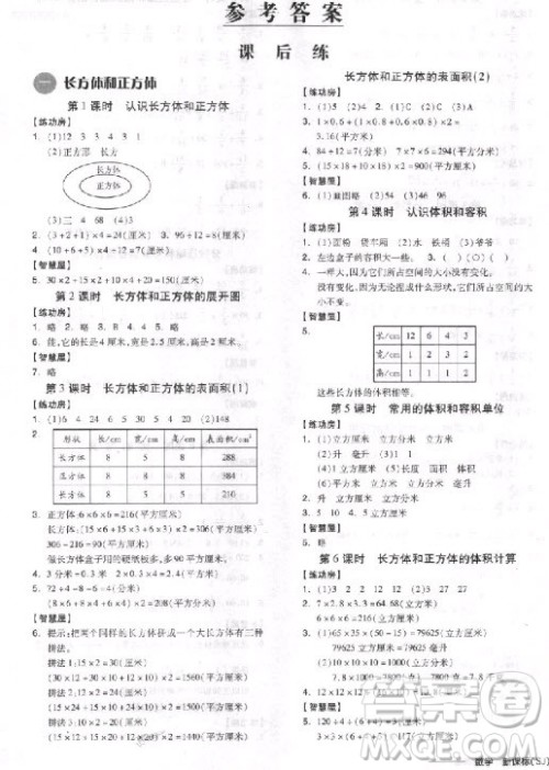 全品学练考六年级数学上册苏教版9787513111478参考答案 全品学练考六年级数学上册苏教版9787513111478参考答案