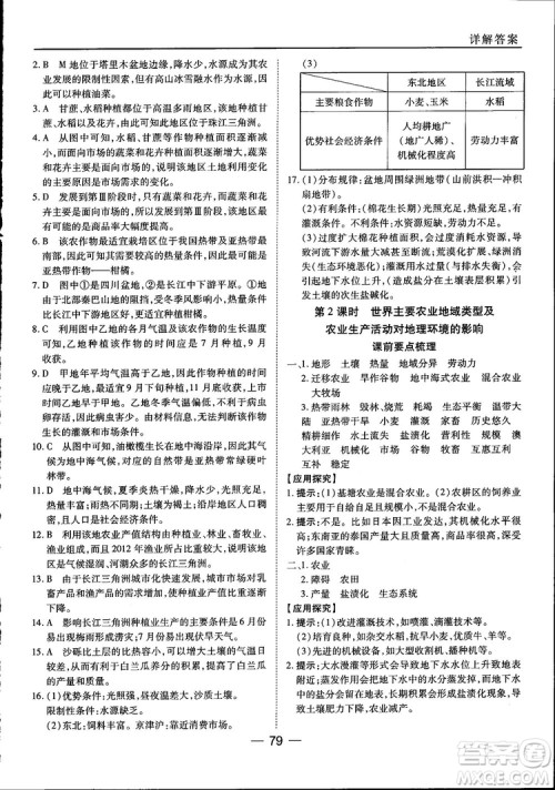 45分钟课时作业与单元测试高中地理必修2中国版参考答案 45分钟课时作业与单元测试高中地理必修2中国版参考答案