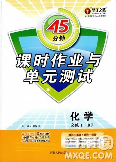 45分钟课时作业与单元测试人教版高中化学必修1参考答案