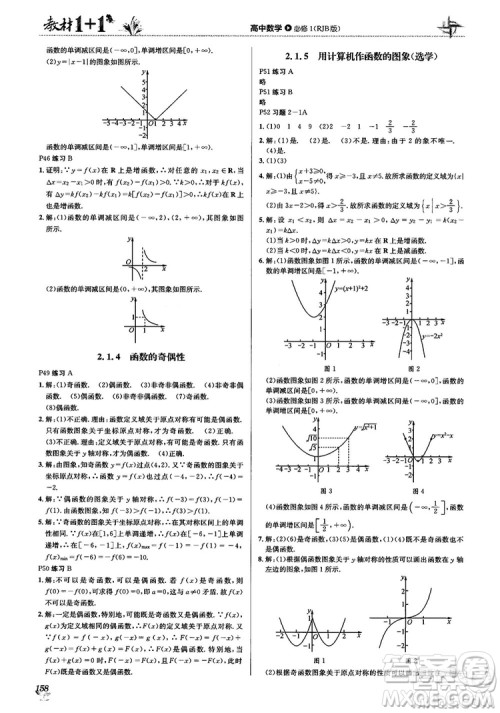 2020高中数学必修1课本习题人教版答案