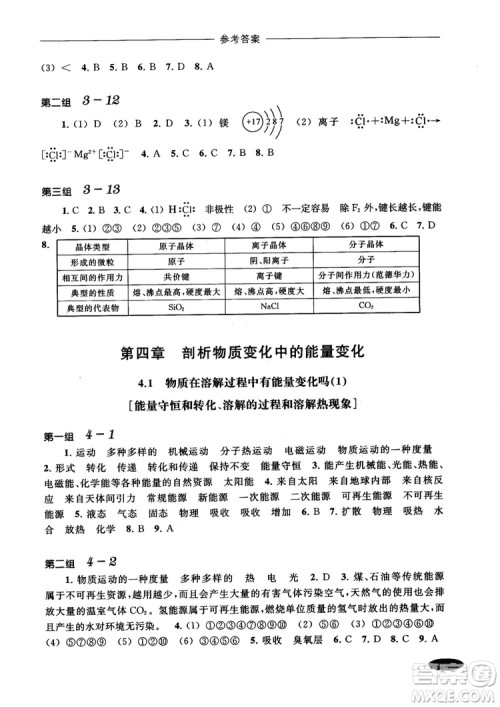 2018年高中五星级同步题组训练与测评高一年级第一学期化学参考答案