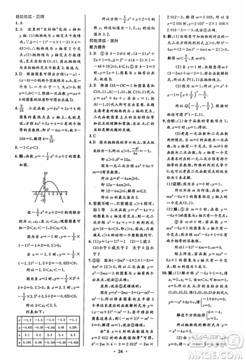 2018新版初中同步测控优化设计九年级数学上册人教版答案 2018新版初中同步测控优化设计九年级数学上册人教版答案