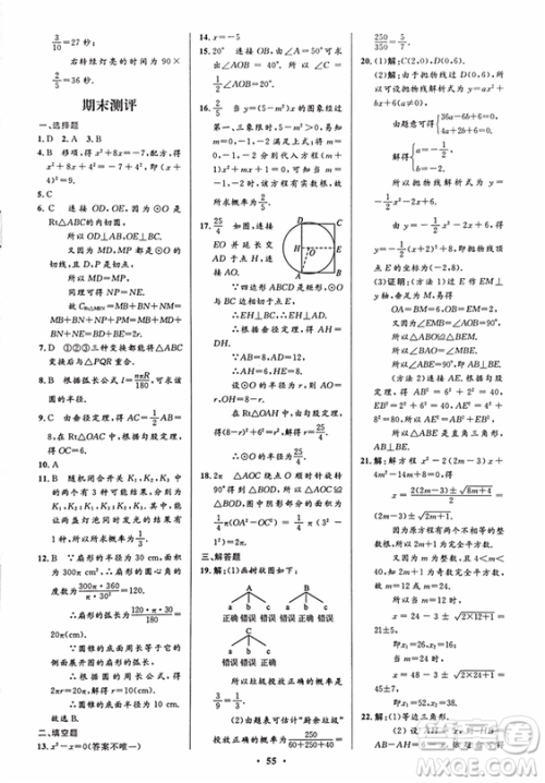 2018新版初中同步测控优化设计九年级数学上册人教版答案 2018新版初中同步测控优化设计九年级数学上册人教版答案