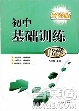 2018年初中基础训练九年级上化学鲁教版参考答案 2018年初中基础训练九年级上化学鲁教版参考答案