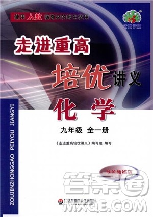 学林驿站2018秋走进重高培优讲义化学九年级人教版参考答案 学林驿站2018秋走进重高培优讲义化学九年级人教版参考答案