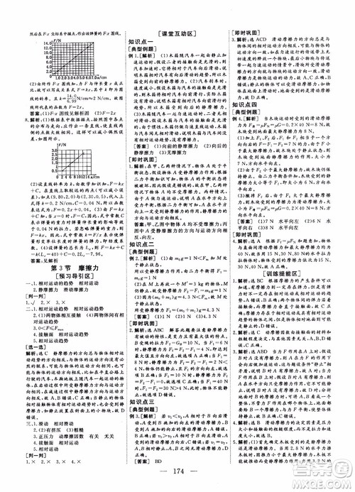 2018新课程导与学系列从事学案导学物理必修1人教版参考答案
