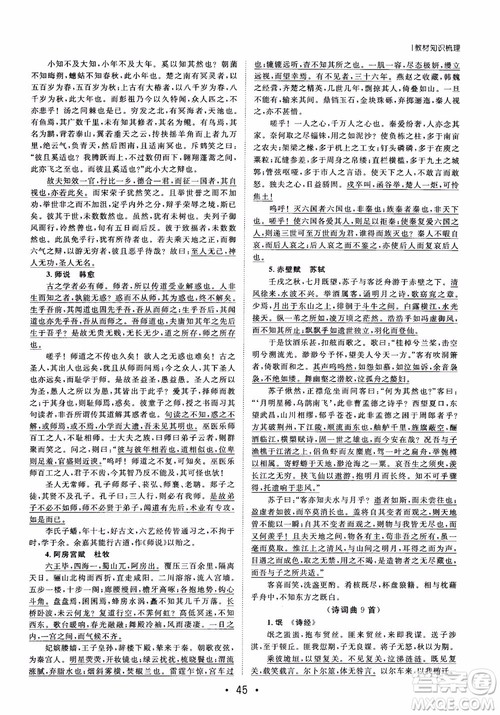 甘肃教育出版社2019课堂新坐标高三一轮总复习语文参考答案 甘肃教育出版社2019课堂新坐标高三一轮总复习语文参考答案