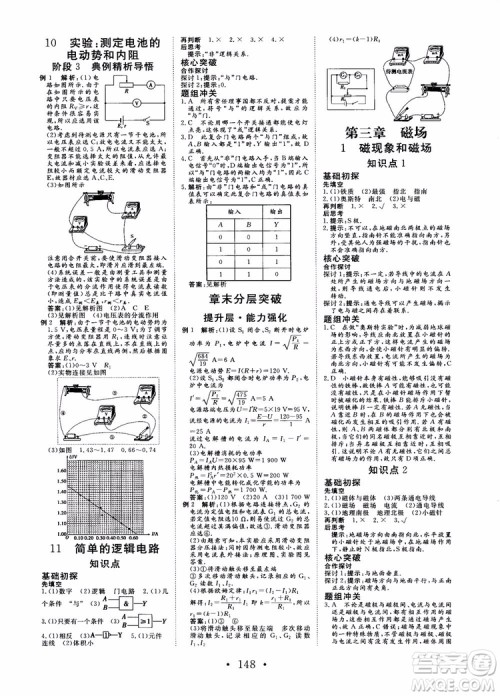 2019课堂新坐标高中同步导学案物理选修3-1人教版参考答案 2019课堂新坐标高中同步导学案物理选修3-1人教版参考答案