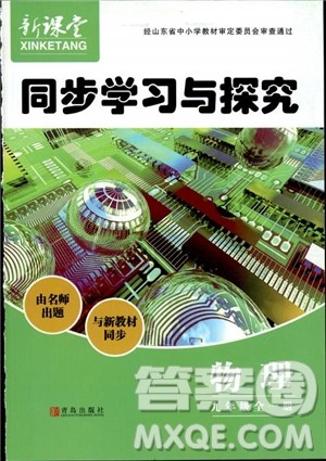 2018新课堂同步学习与探究物理九年级全一册参考答案