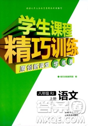 2018版学生课程精巧训练语文八年级上册人教RJ版答案