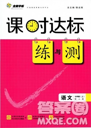 全能学练2018课时达标练与测语文七年级上人教版参考答案 全能学练2018课时达标练与测语文七年级上人教版参考答案