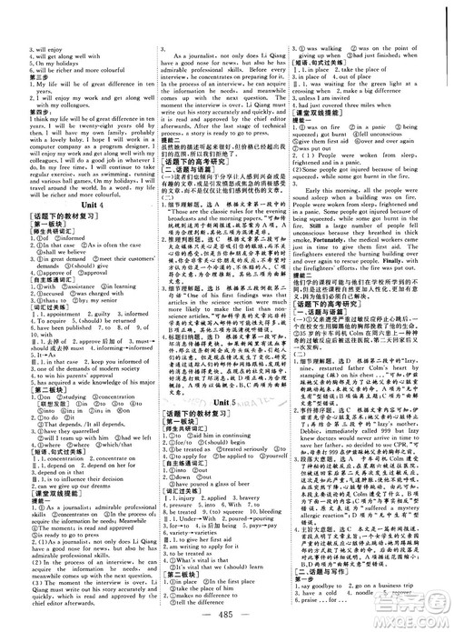 2018版高考总复习话题复习版三维设计人教版英语答案 2018版高考总复习话题复习版三维设计人教版英语答案