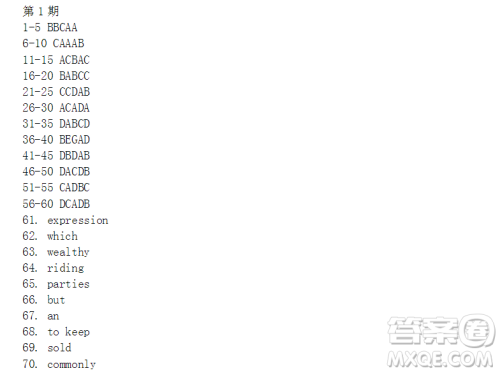 学英语报2018高三课标基础第1期答案
