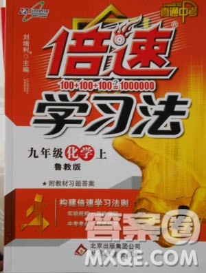 直通中考版2019版倍速学习法九年级化学上册鲁教版LJ参考答案 直通中考版2019版倍速学习法九年级化学上册鲁教版LJ参考答案